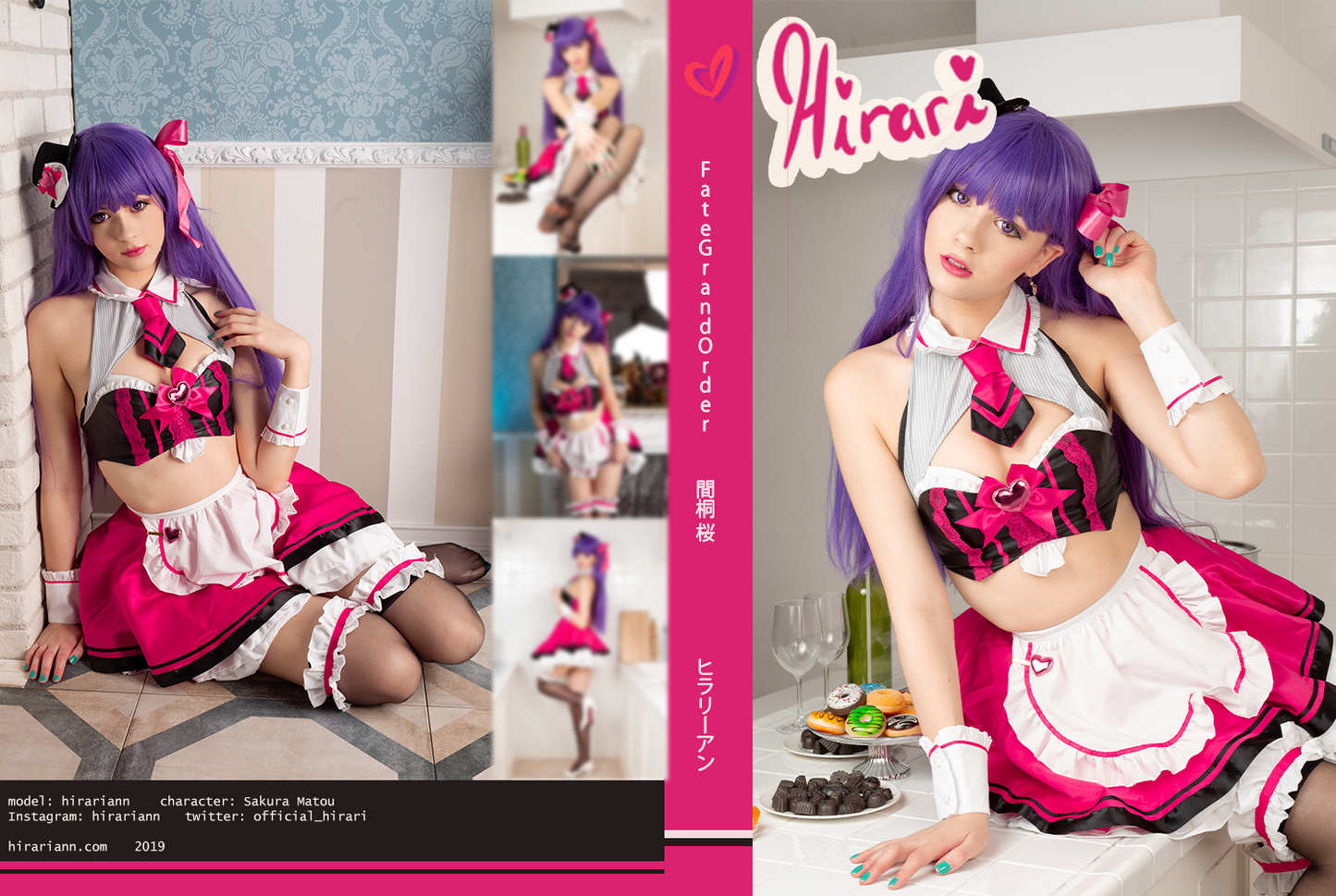 FGO sakura maid cosplay