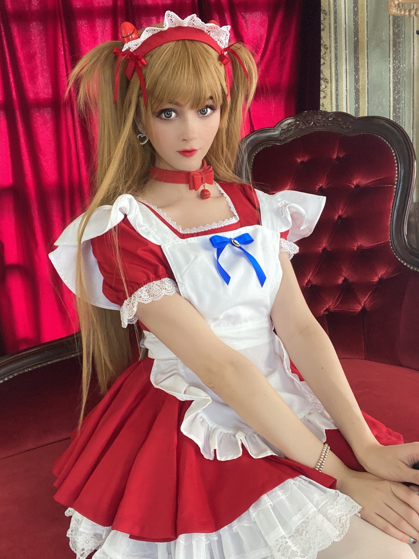 Asuka Maid Selfie - patreon only